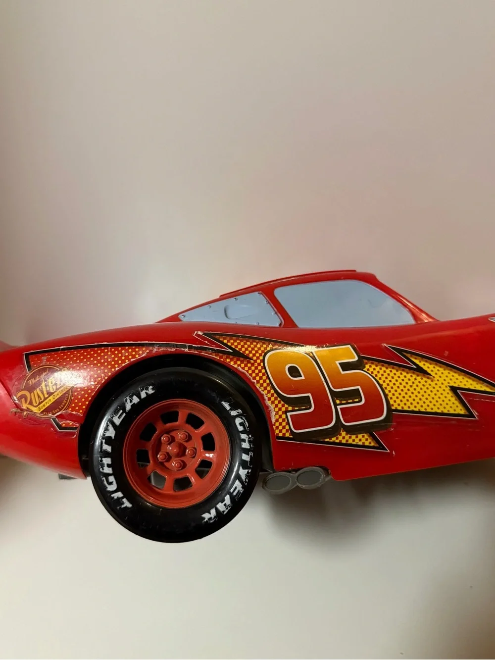 Disney Pixar Cars Lightning McQueen Toy Car Expressions Bar - Eye Movement 14 in
